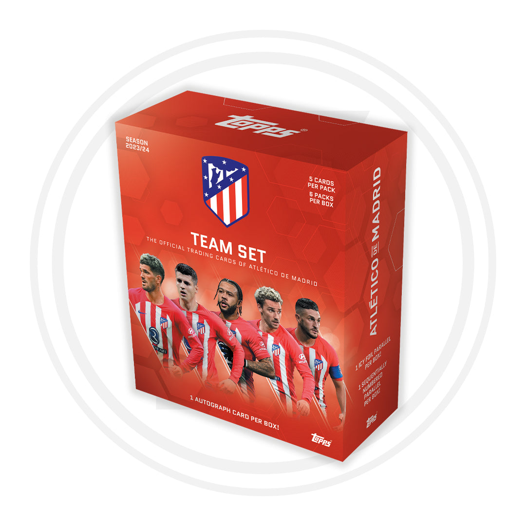 Topps Atletico de Madrid Team Set 2023-24 Soccer Box