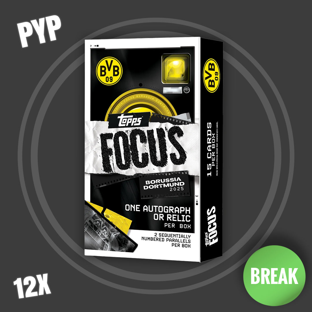#1 Topps Focus Borussia Dortmund 2025-26 PYP (12 Boxen)