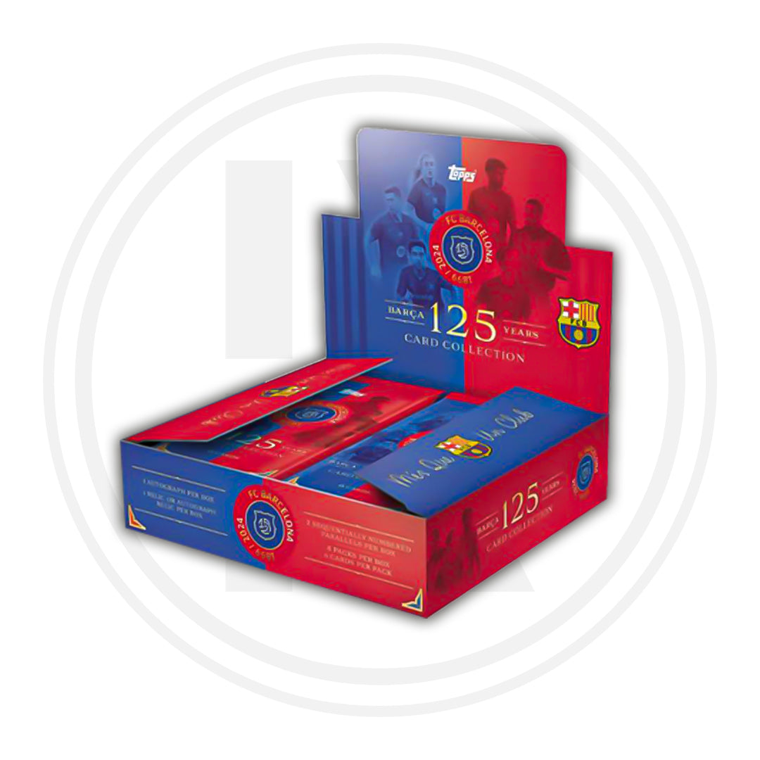 2024-25 Topps FC Barcelona 125 Years Anniversary Hobby Box