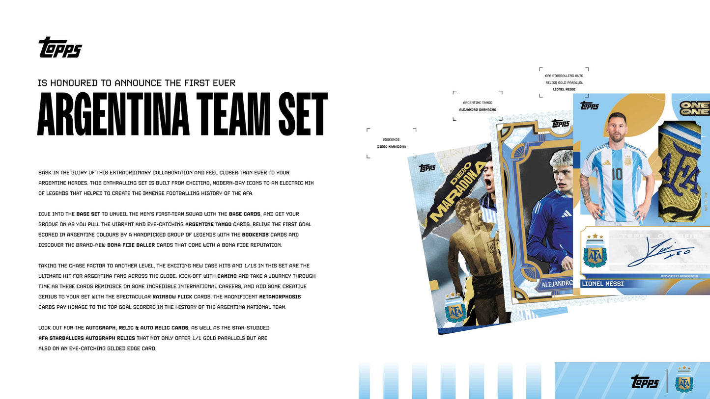 Topps Argentina Team Set 2024 Soccer Box