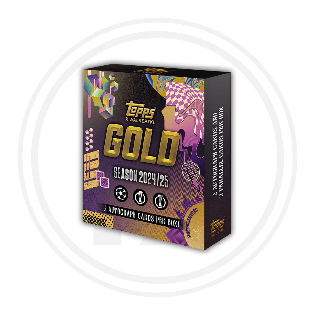 Topps UEFA Club Competitions Gold 2024/25 Hobby Box