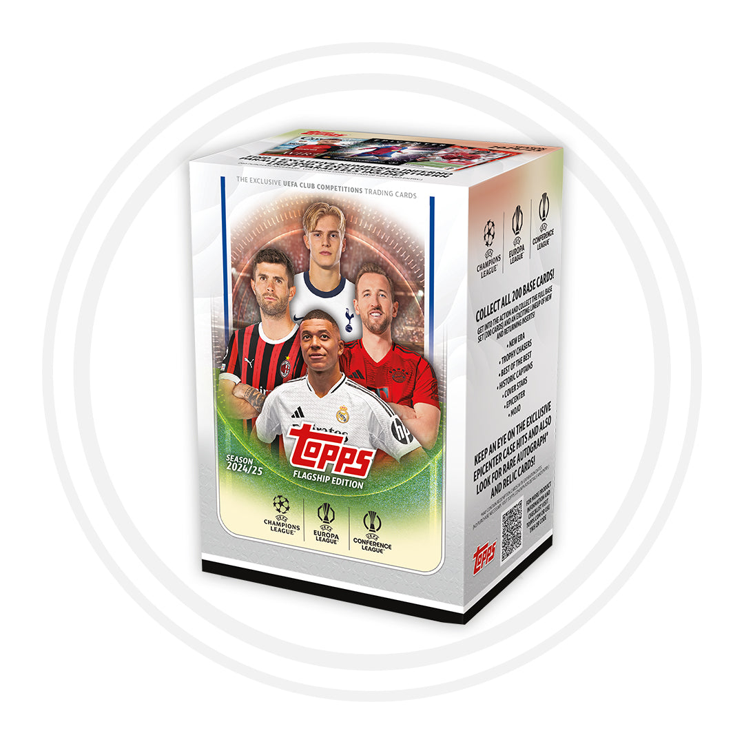 Topps UEFA Club Competitions 2024/25 Soccer Blaster Value Box