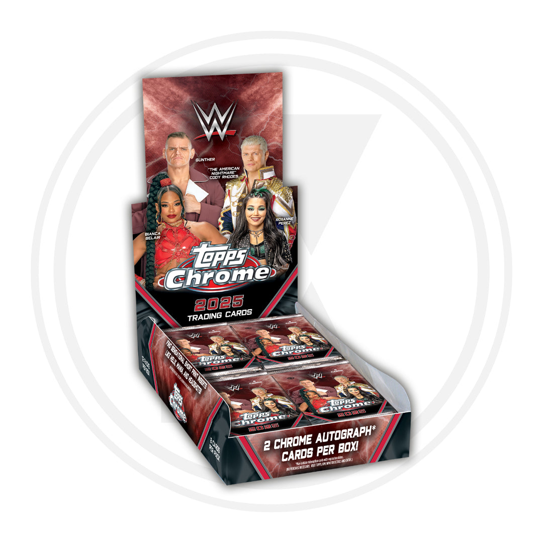 2025 Topps WWE Chrome Hobby Box