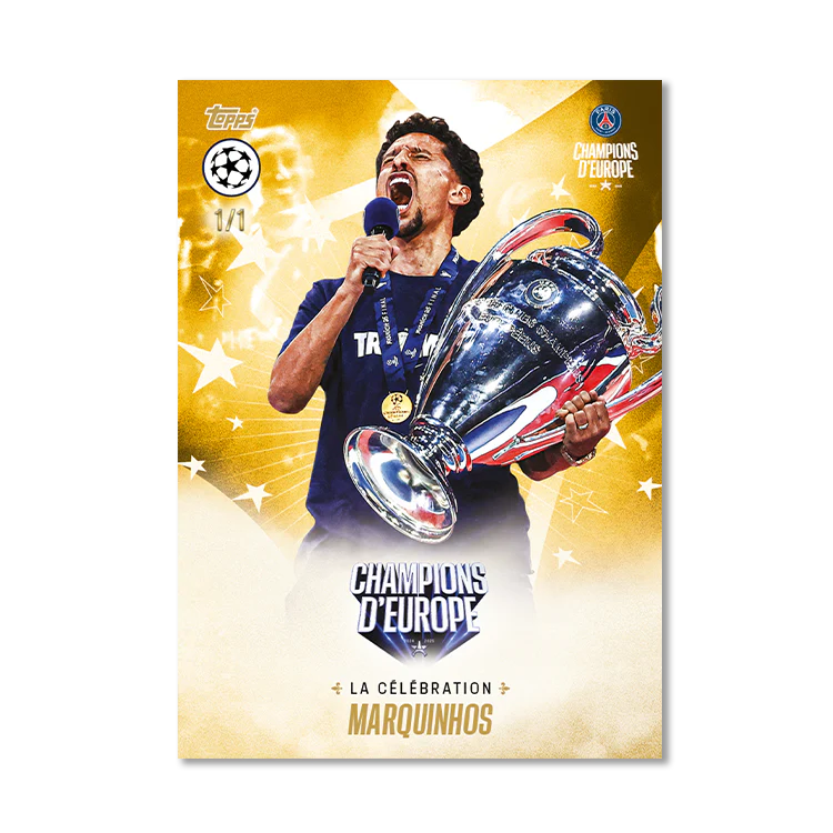 Topps Paris Saint-Germain: Champions d’Europe 2025 Hobby Box