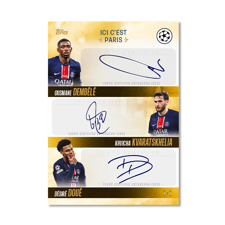 Topps Paris Saint-Germain: Champions d’Europe 2025 Hobby Box