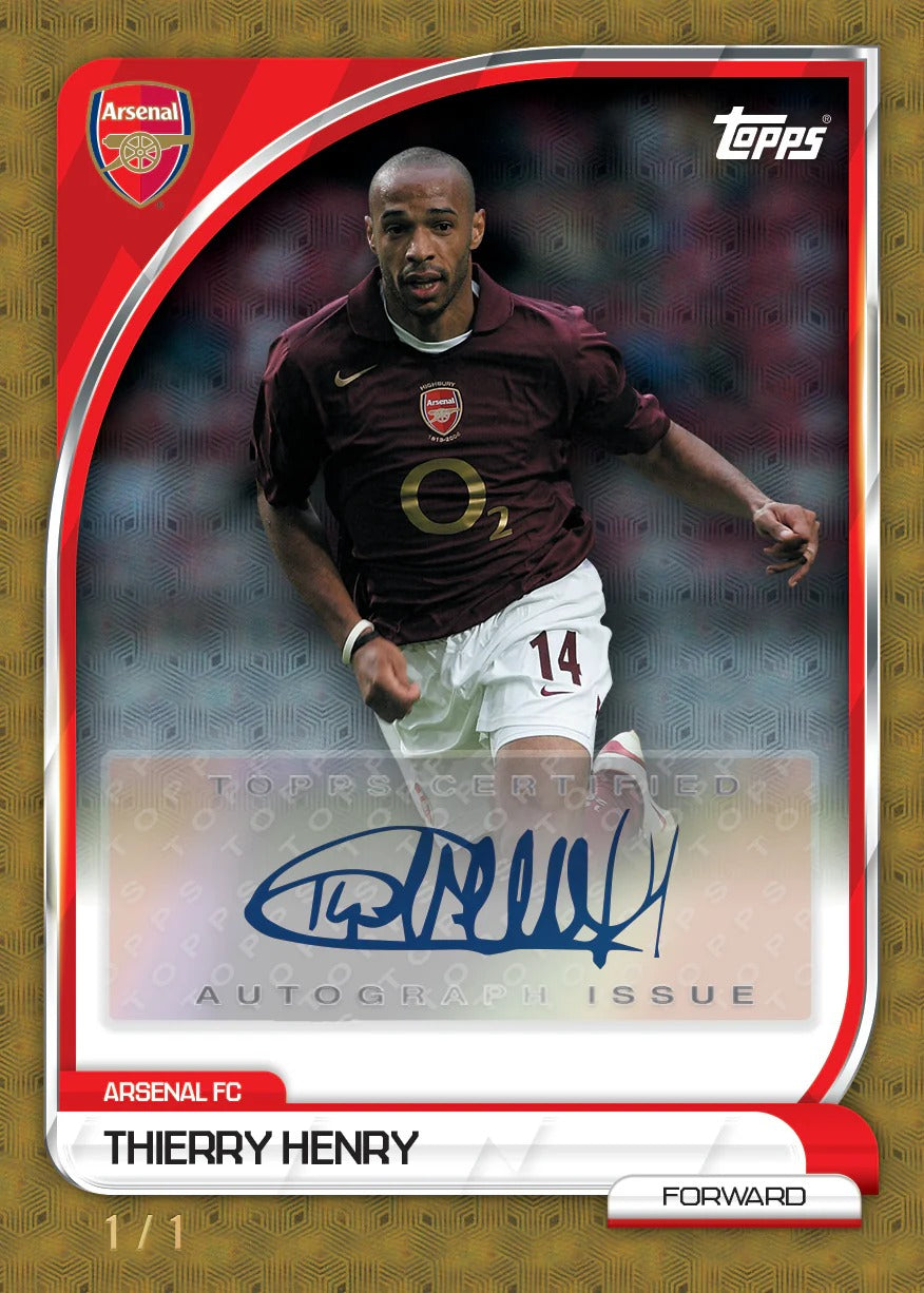 Topps 2025/26 Arsenal Collector Tin