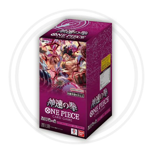 One Piece Card Game - A Fist Of Divine Speed Display (OP-11) JP