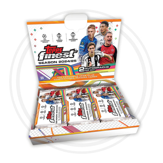 Topps Finest UEFA Club Competitions Soccer 2024-25 Hobby Box