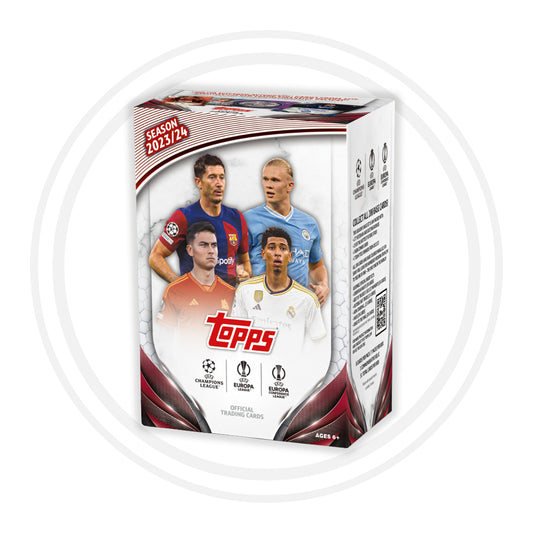 Topps UEFA Club Competitions 2023/24 Soccer Blaster Value Box