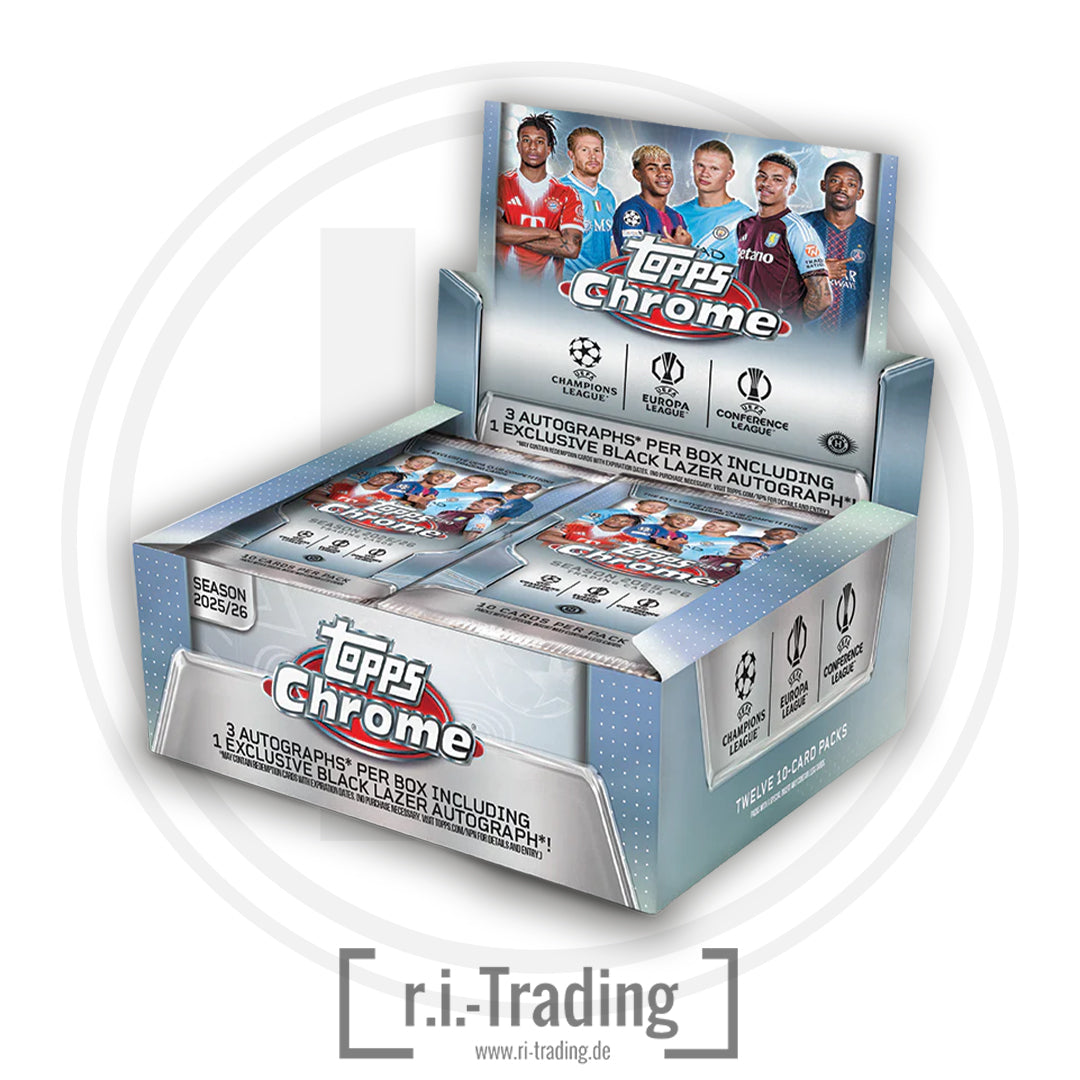 Topps UCC Chrome UEFA Club Competitions 2025-26 Jumbo Box