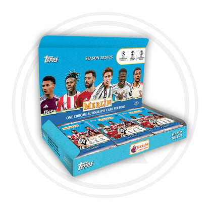 2024-25 TOPPS Merlin UEFA Club Competitions Soccer Cards Hobby Box