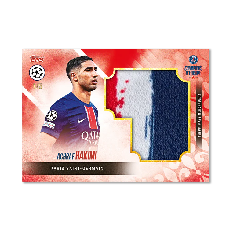 Topps Paris Saint-Germain: Champions d’Europe 2025 Hobby Box