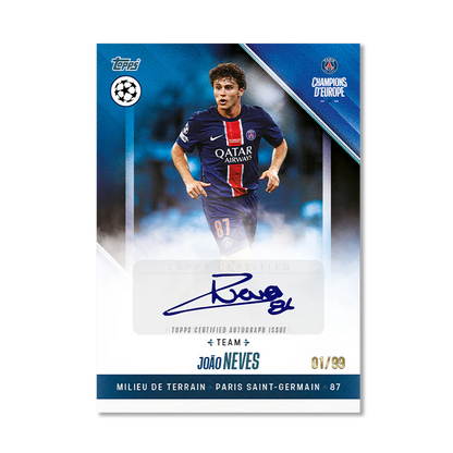 Topps Paris Saint-Germain: Champions d’Europe 2025 Hobby Box
