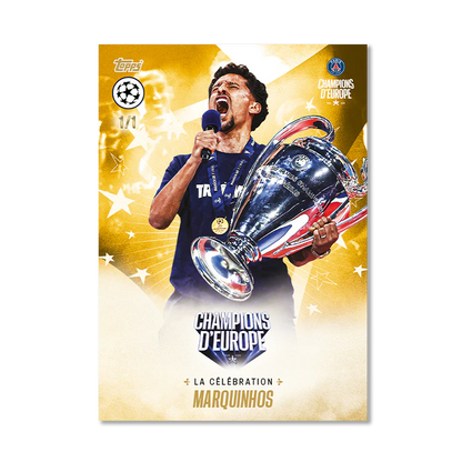 Topps Paris Saint-Germain: Champions d’Europe 2025 Hobby Box