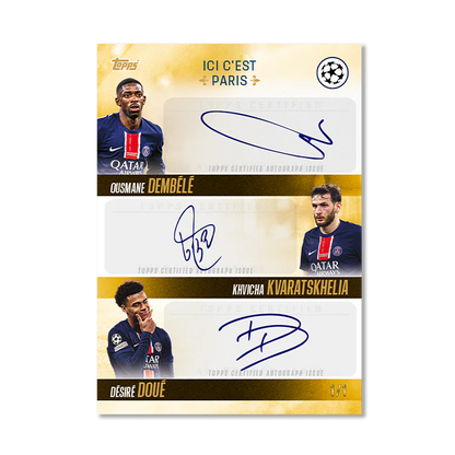 Topps Paris Saint-Germain: Champions d’Europe 2025 Hobby Box