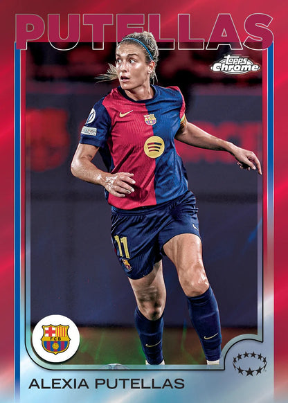 2024-25 Topps Chrome UEFA Women's Champions League Hobby Box